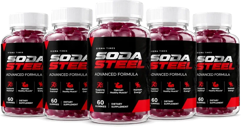 6 Bottles of SodaSteel gummies